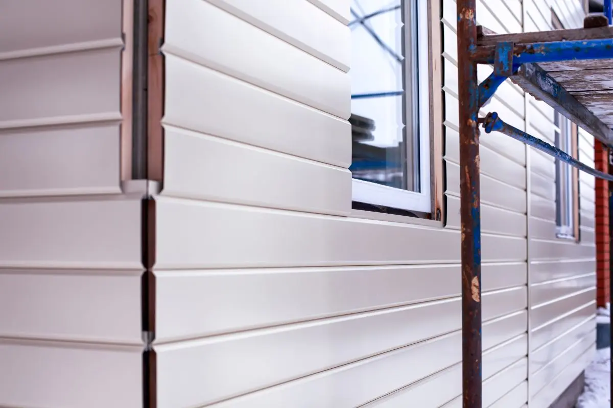 white siding repair
