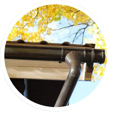copper gutter