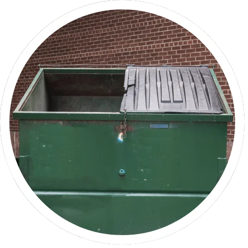 metal dumpster