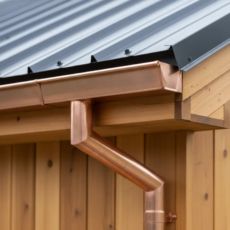 Copper Gutter