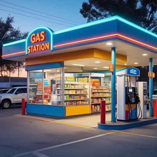 Storefront Gas Station
