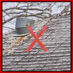damaged roof
