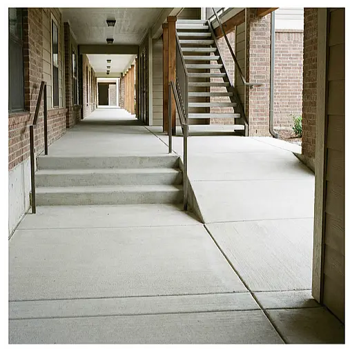 apartment concrete hardscape