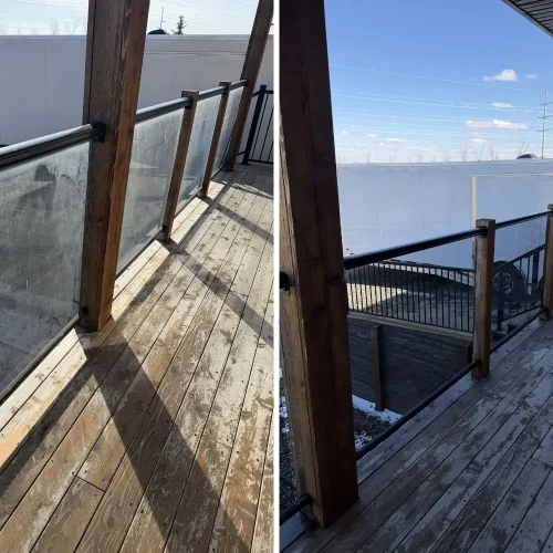 Deck Glass Cleaning Calgary