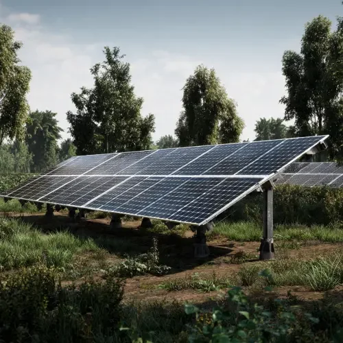Ground-Mounted Solar Panel