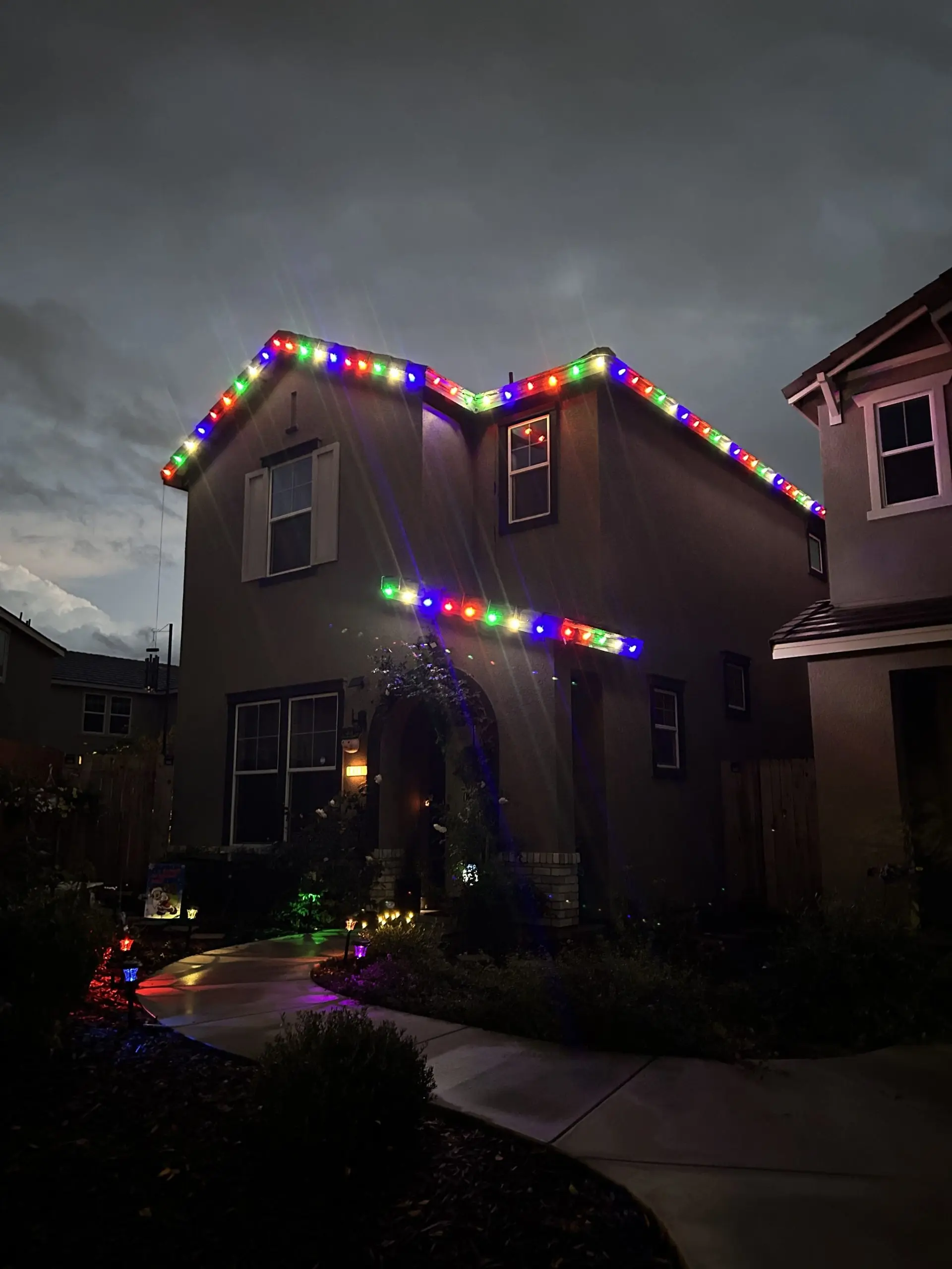Christmas Light Installation in Merced