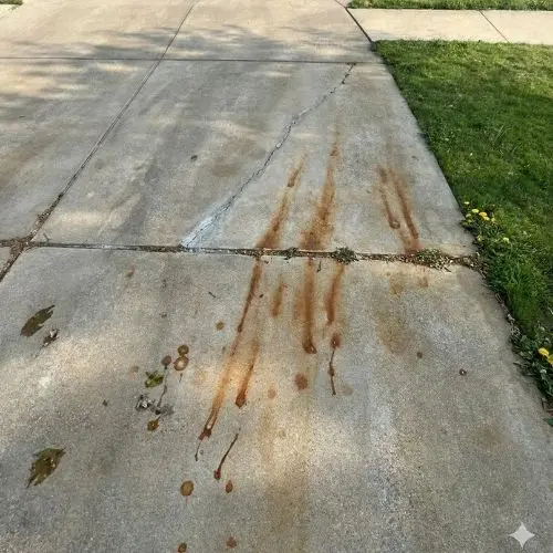 Driveway Rust Stains