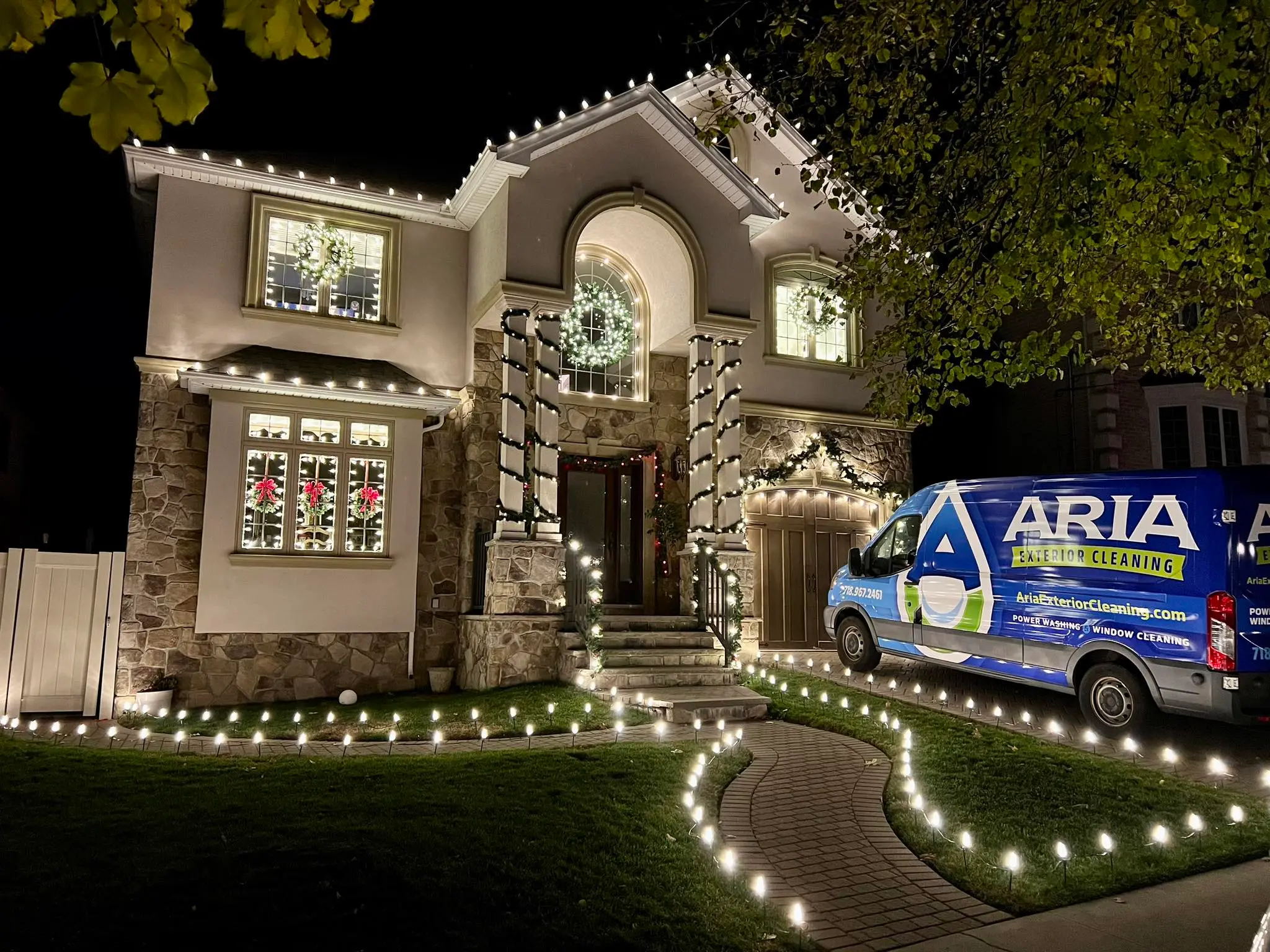 Christmas Light Installation in Staten Island, NY