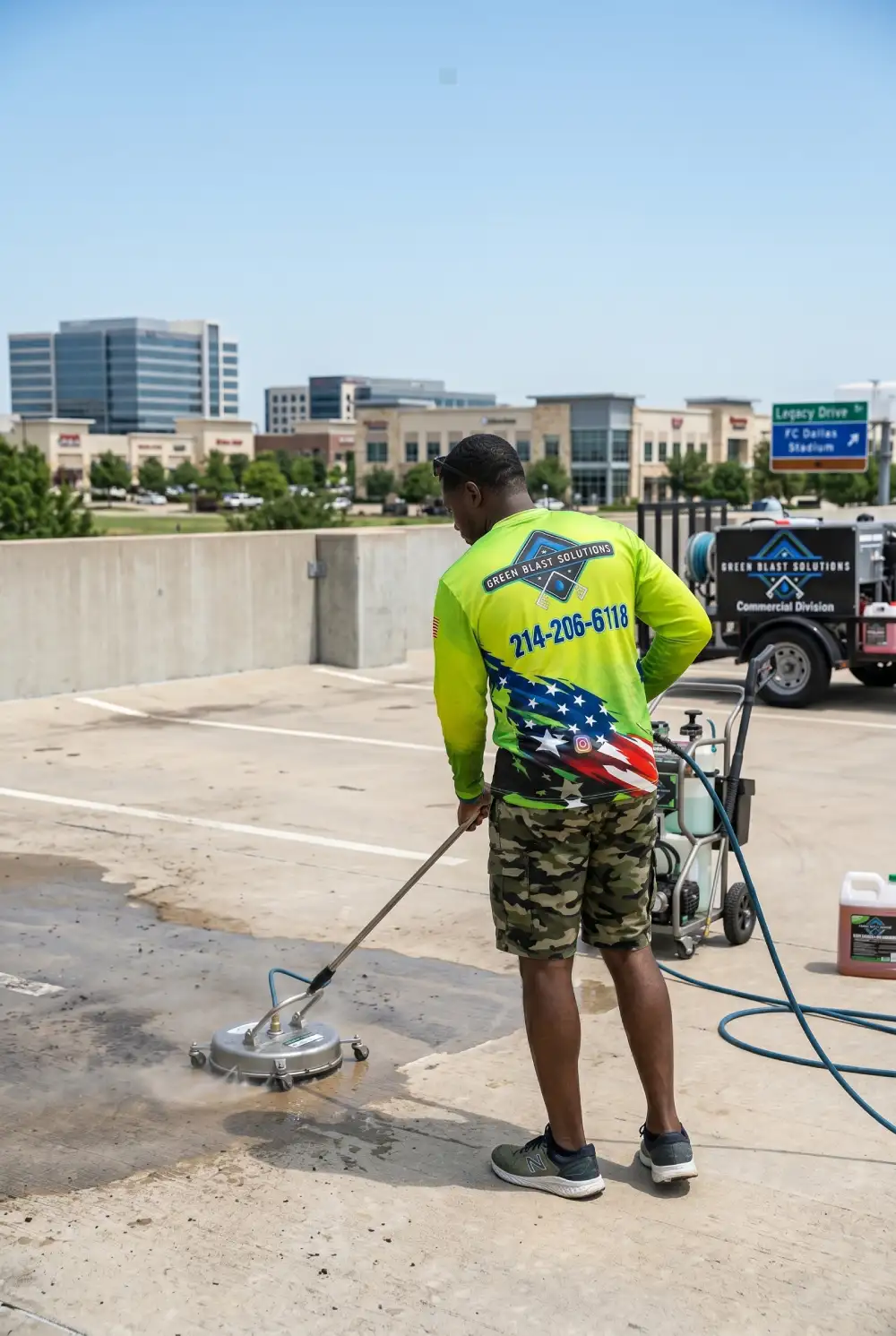 Parking Lot and Garage Cleaning Frisco TX
