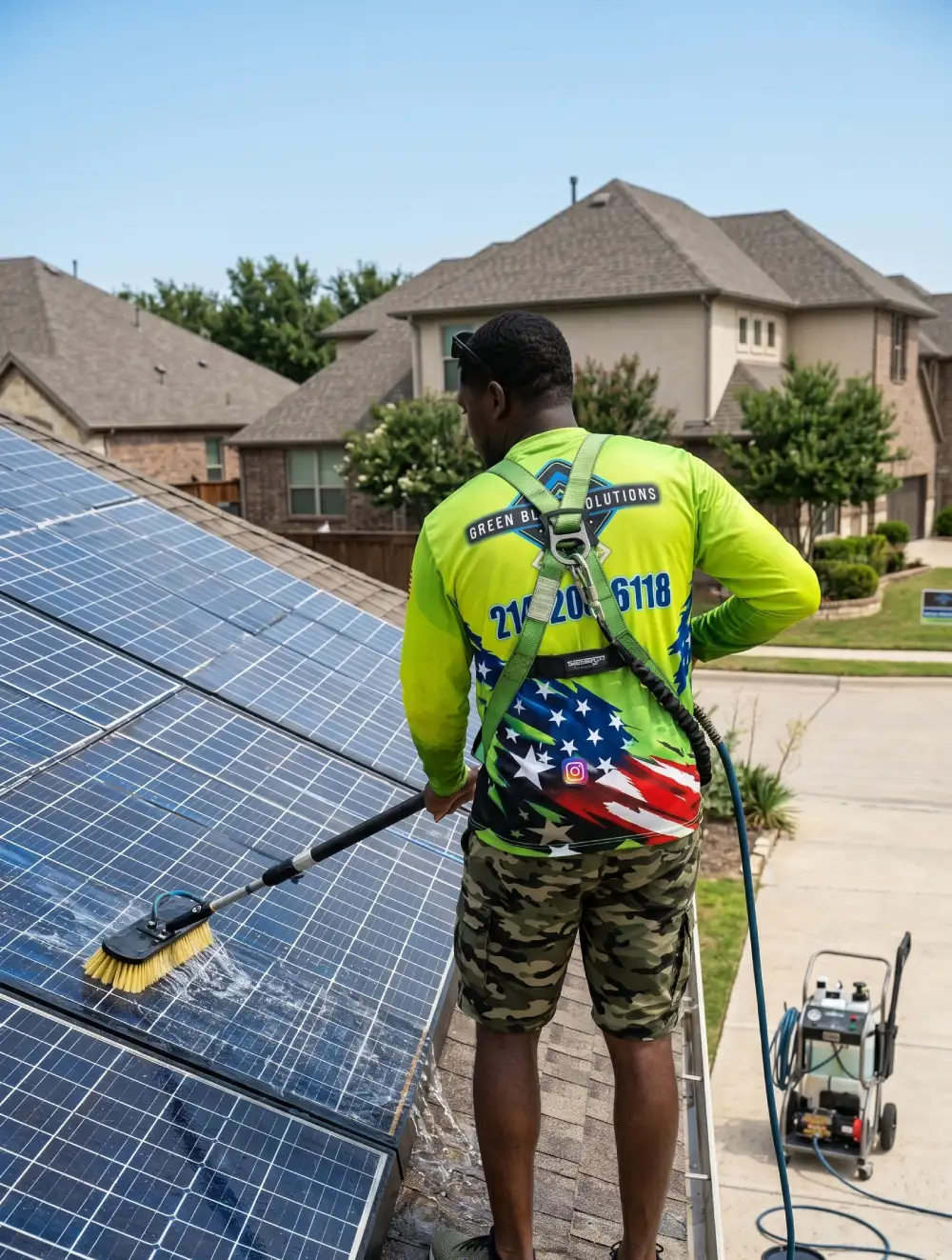 Solar Panel Cleaning Frisco TX