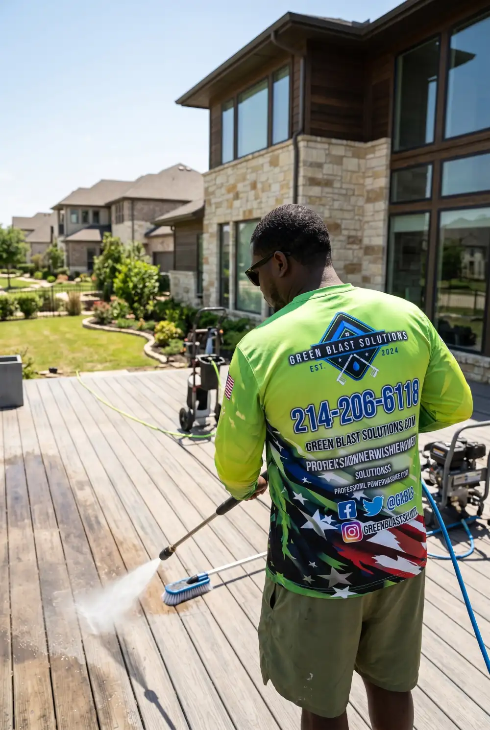 Deck Cleaning in Frisco TX