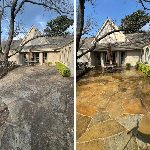 Deck Cleaning results in Frisco TX