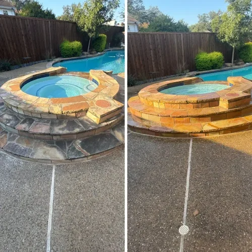 Deck Cleaning project in Frisco TX