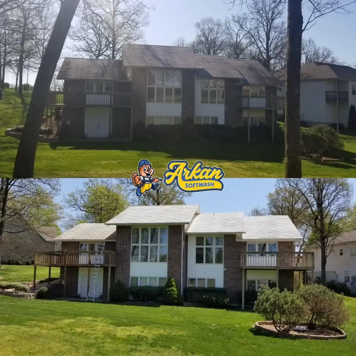 Pressure washing in Lowell, AR