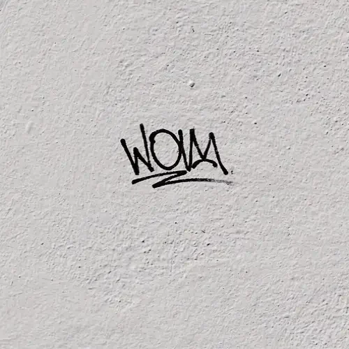 Graffiti on Painted Wall