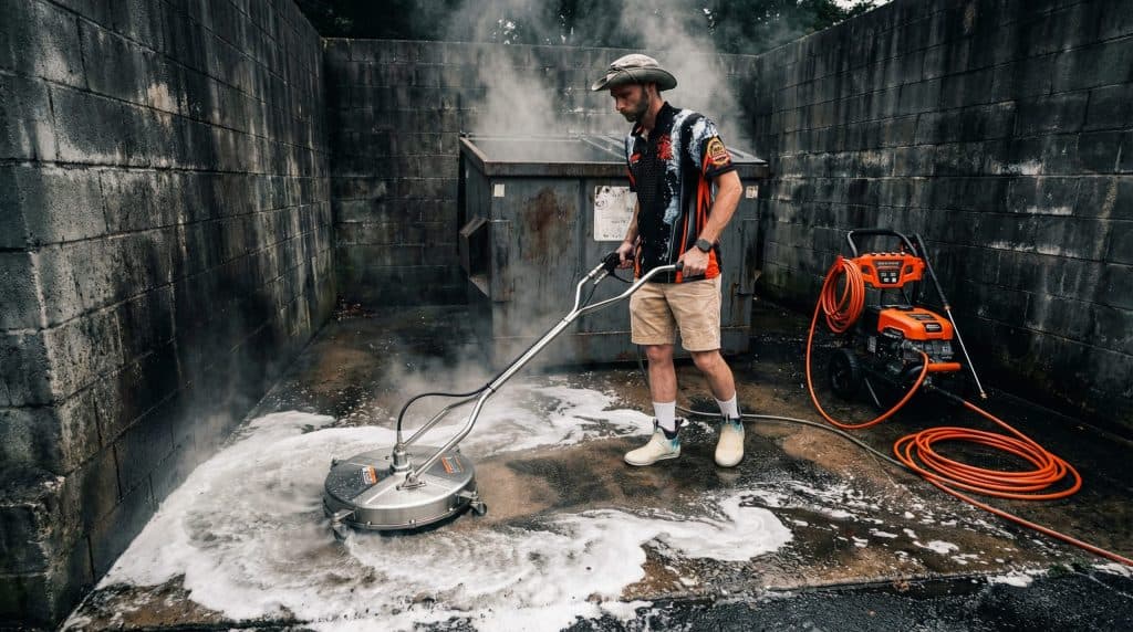 Dumpster Pad Cleaning in Nashville, TN