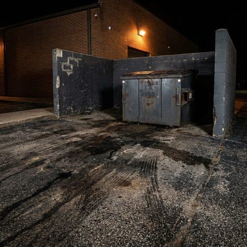 Asphalt Dumpster Pads and Drive Lanes