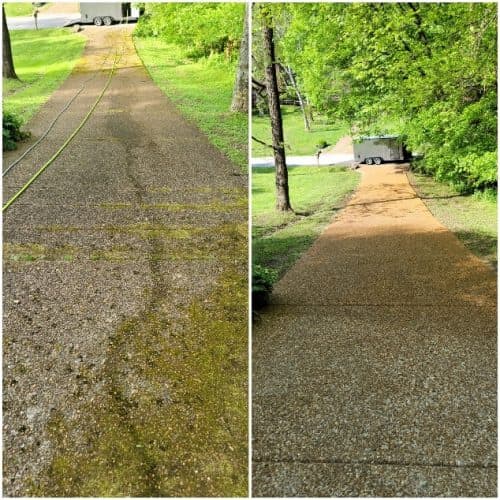 Brentwood driveway cleaning