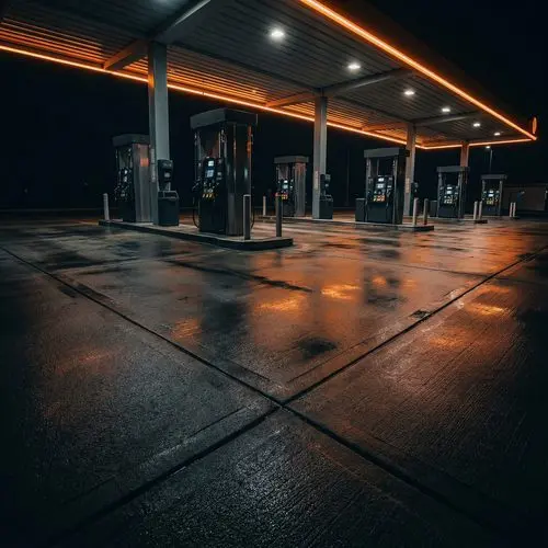 Pump Islands, Fuel Pads, and Drive Lanes – Concrete Flatwork