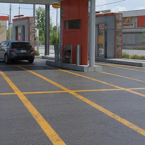 Asphalt Drive-Thru Areas