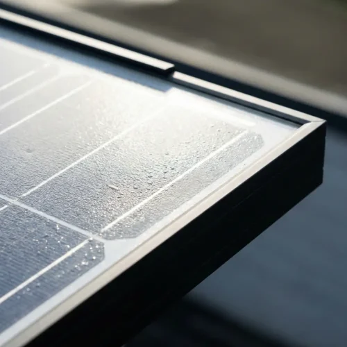 Solar Panel Glass Surface and Top Frame