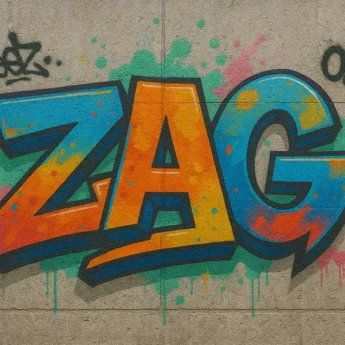 graffiti on concrete siding