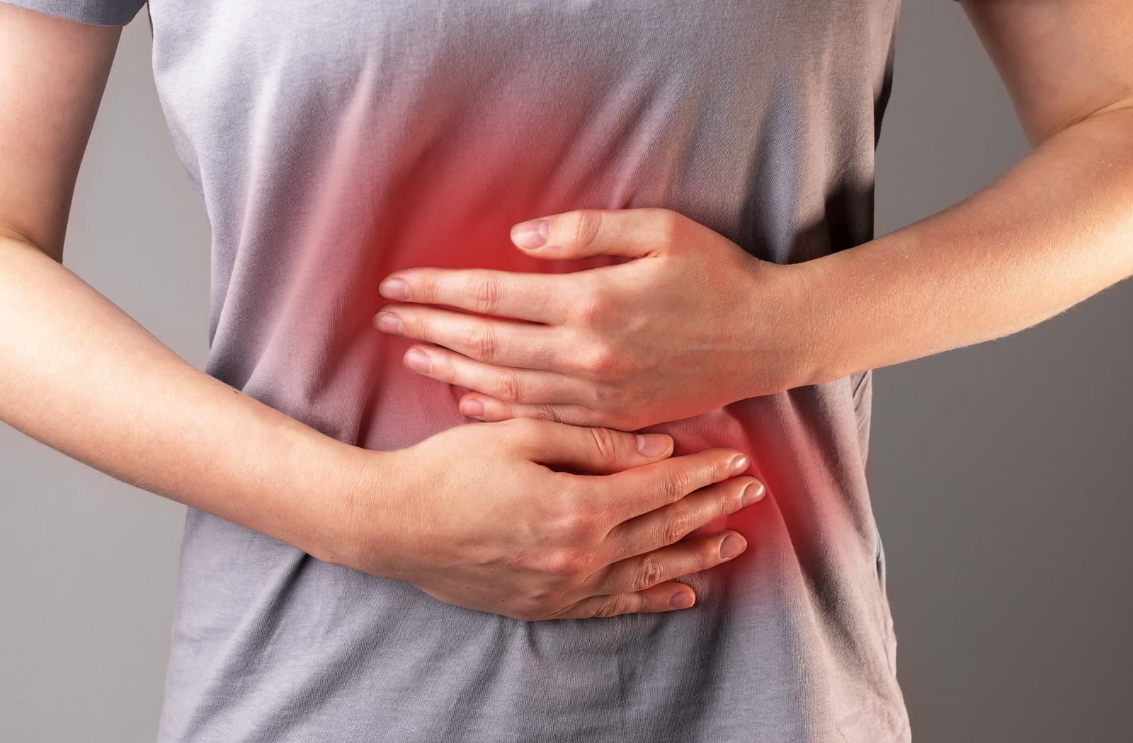 Illustration of acid reflux and hiatal hernia