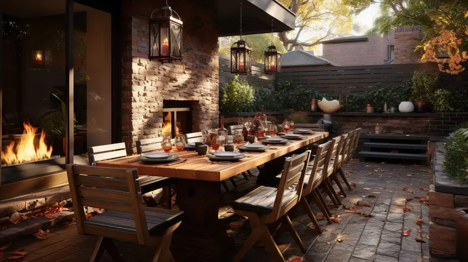 | Search Strategy Marketing a beautiful patio at a restaurant at night