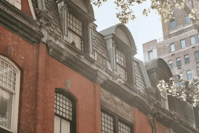 old house with mansard roof