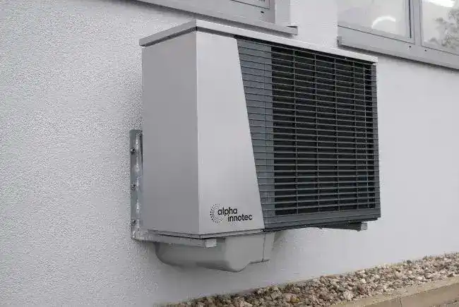 Close-up of an air conditioner.