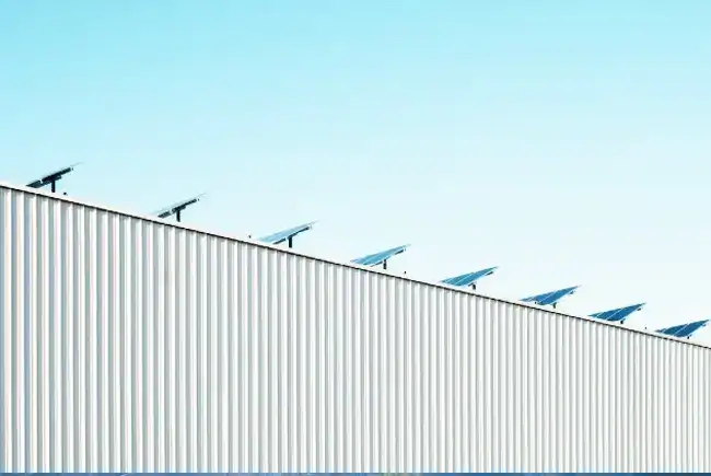 Cool Roof with solar panels