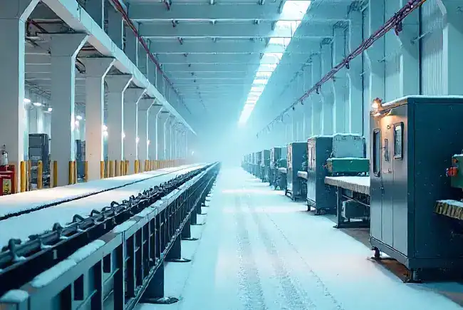 factory with pvc roofing systems