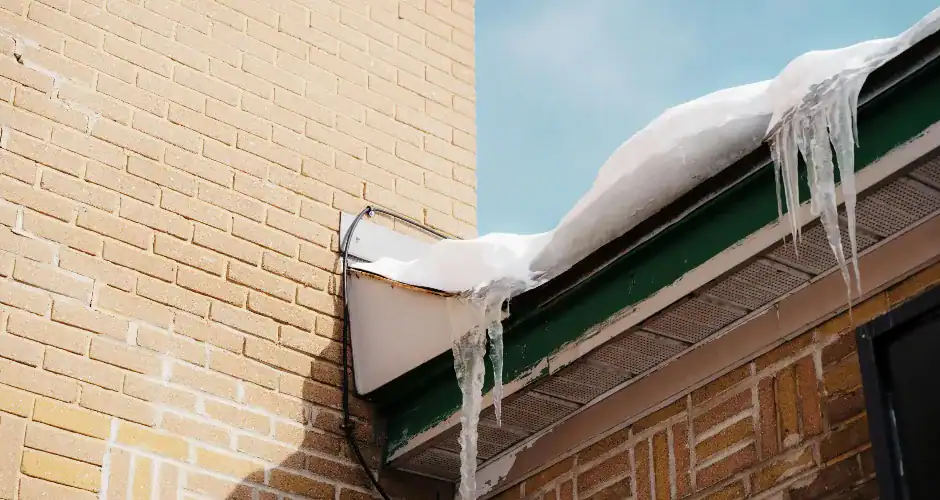 ice dam on roof