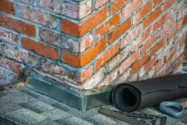 metal roof flashing and tools