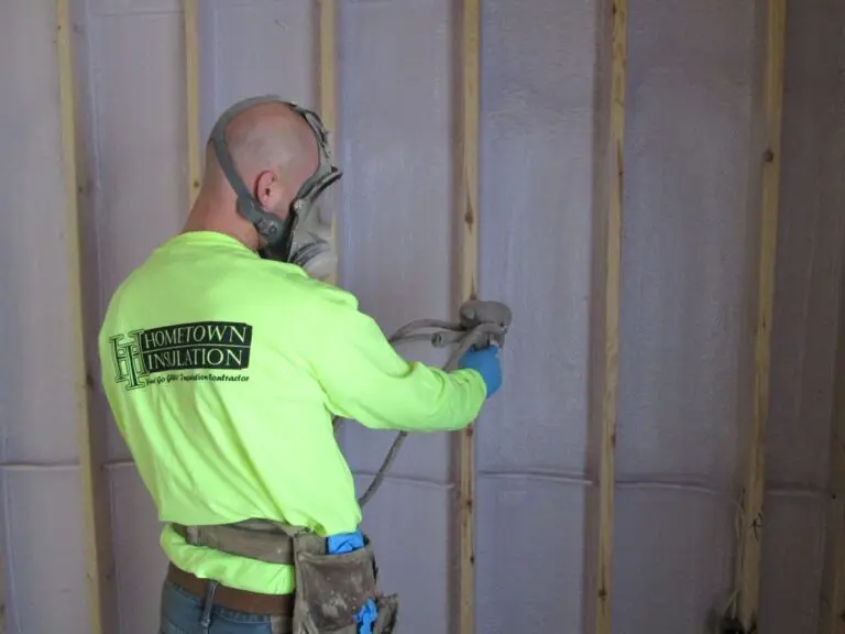 Working on insulation