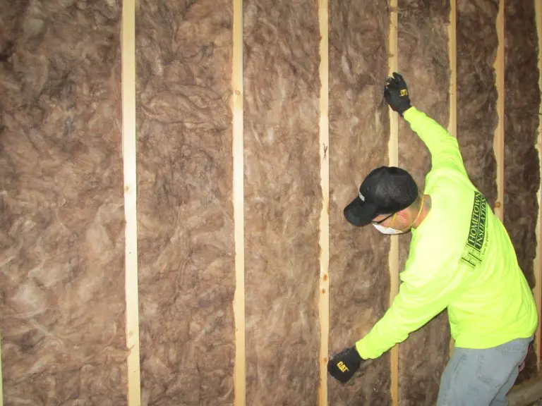 Hometown Insulation working on insulation installation