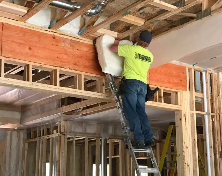 Hometown Insulation installing commercial insulation