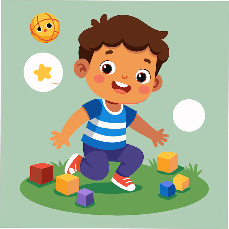 child playing with blocks toy with star top 1230457 8963