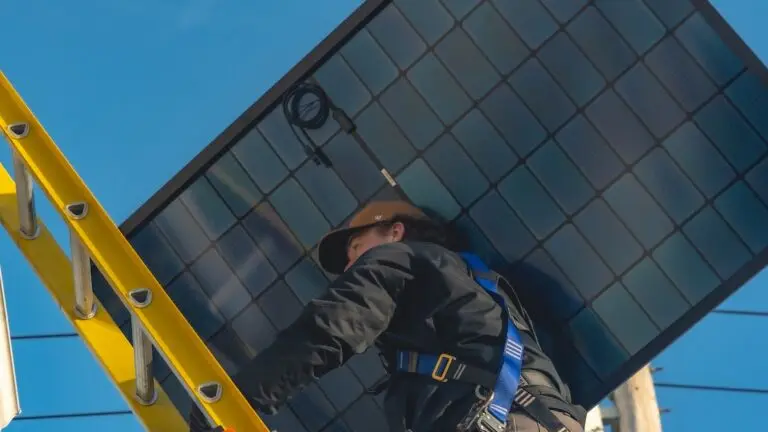 solar panel install