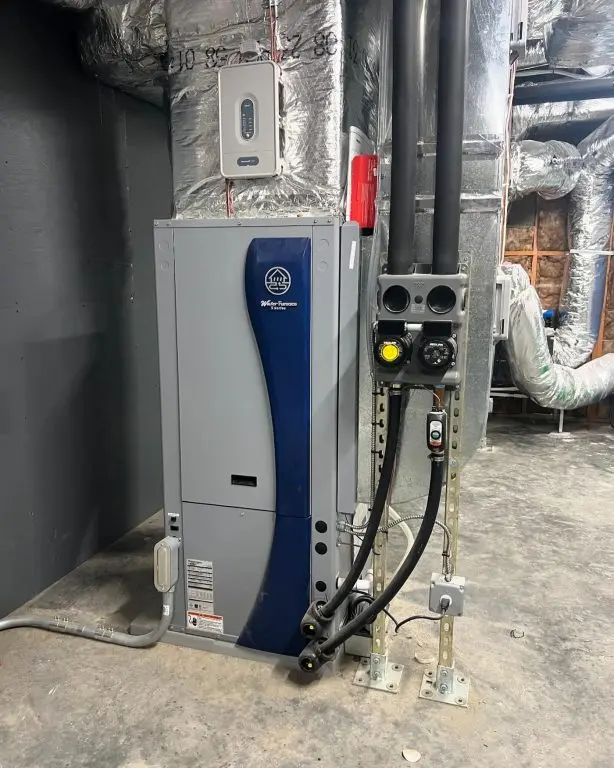 flow center on geothermal system