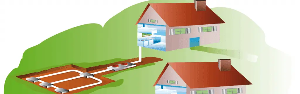 A visual graphic showing how geothermal systems work, comparing an open-loop and closed-loop system