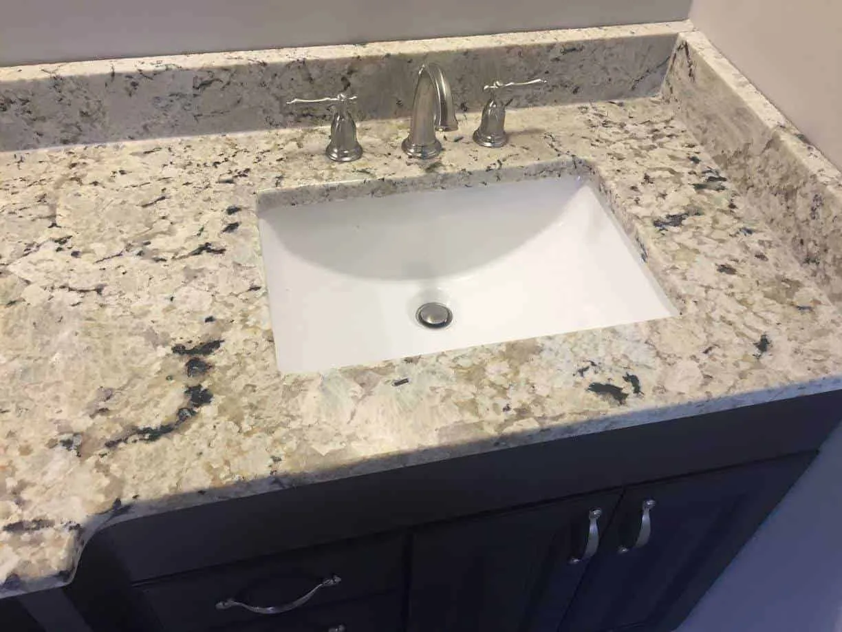 Bathroom Jack and Jill Granite Vanity