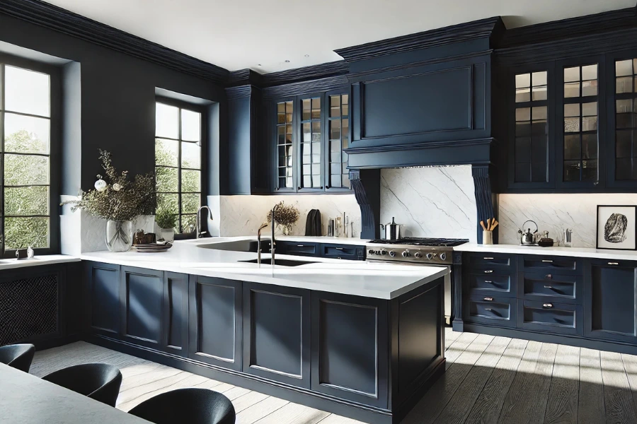 Black Kitchen Cabinets For A Sleek And Stylish Space