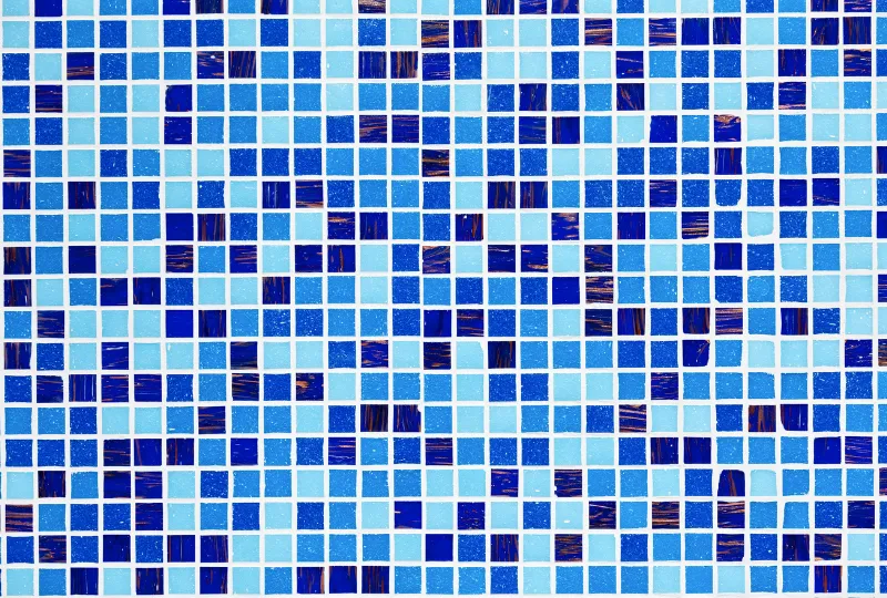 Blue Mosaic Glass Tile Innovative Flooring