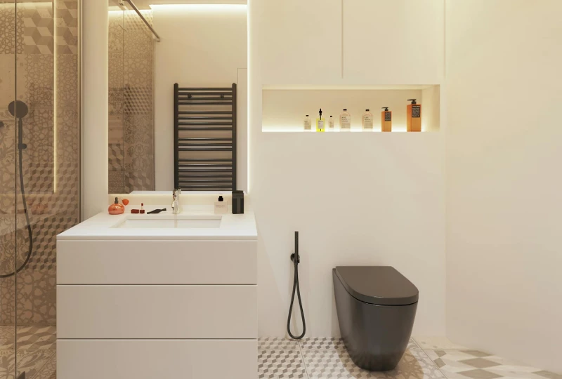Built in medicine cabinet