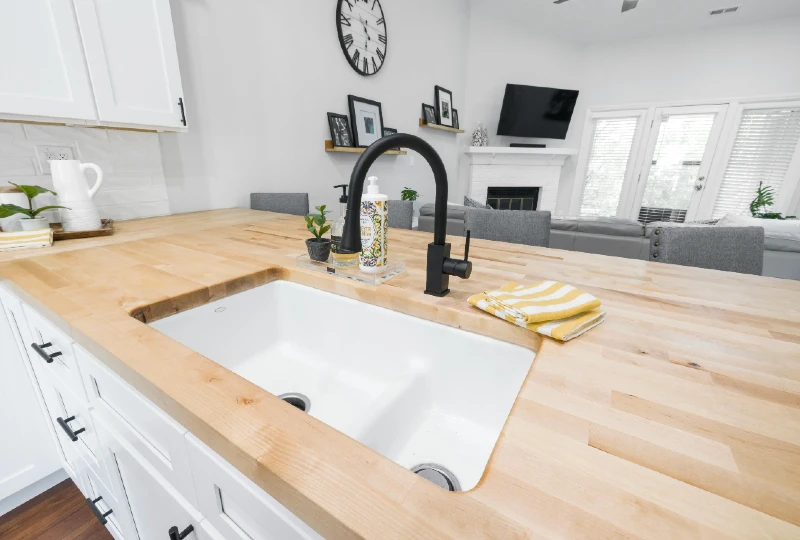 Butcher Block Kitchen Countertop