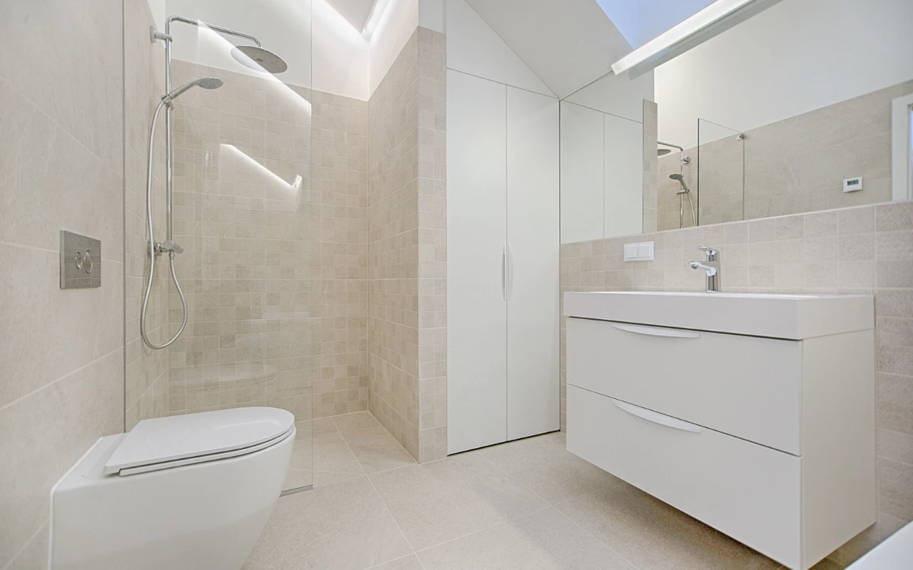 Cabinet and Vanity Refacing White