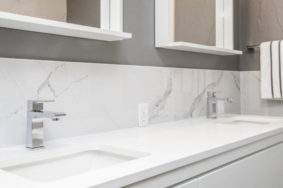 drop-in bathroom sink set 