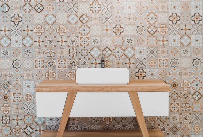 feature wall tile