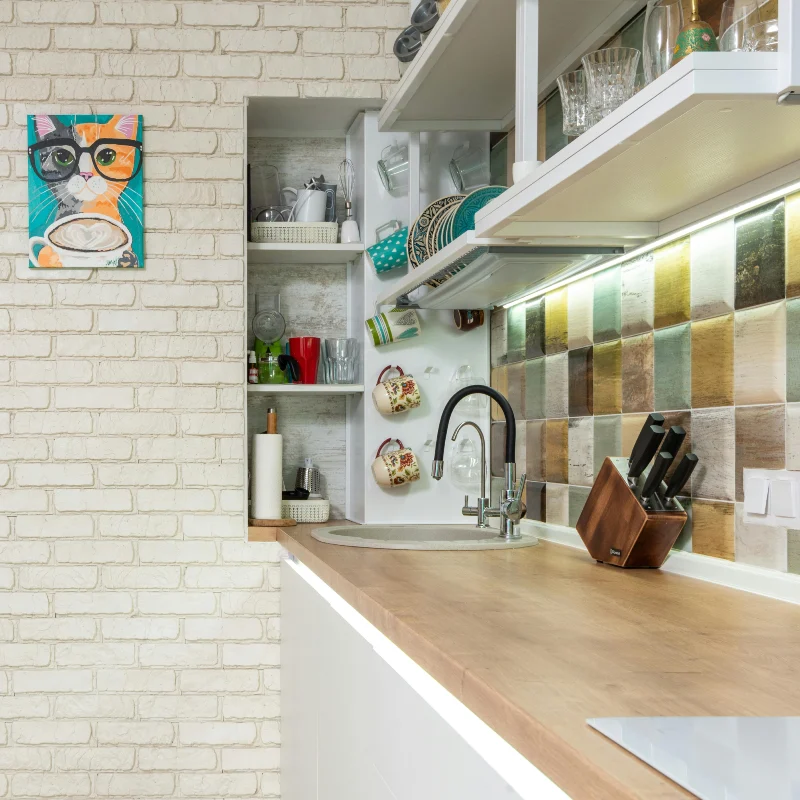 Glass Tile Backsplash